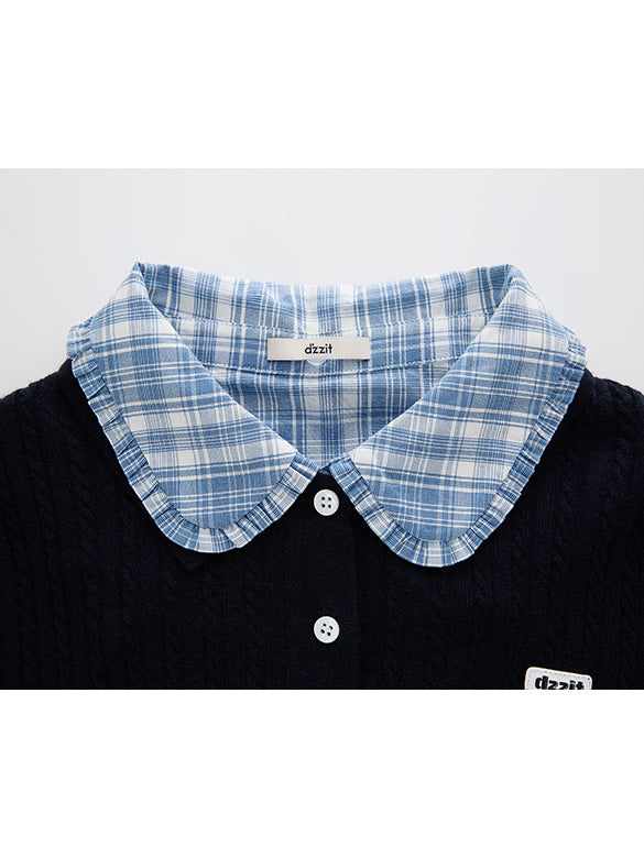 Blouse Layered Knit Top