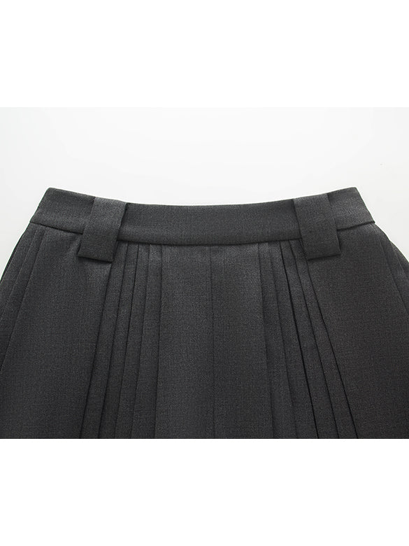 Random Pitch Pleats Pants