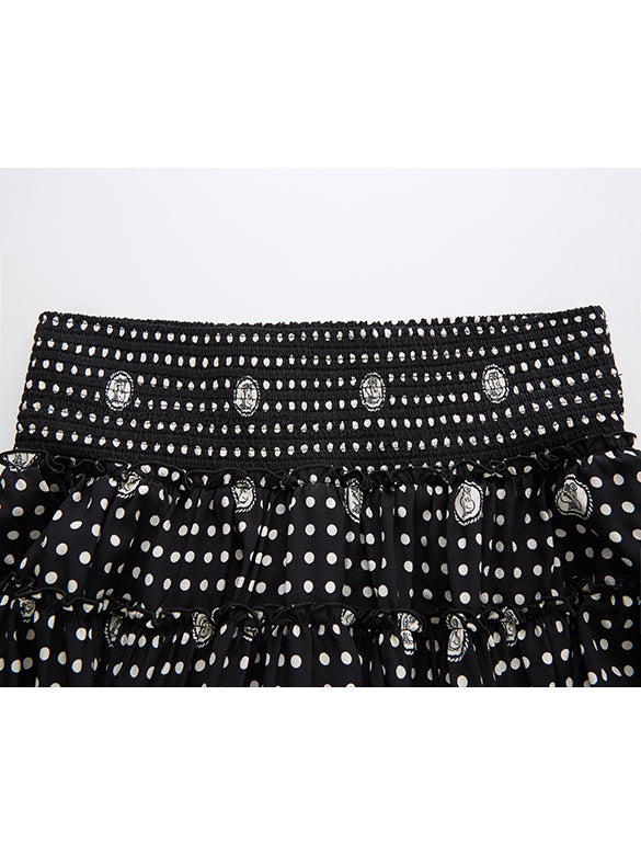Printed Chiffon Skirt