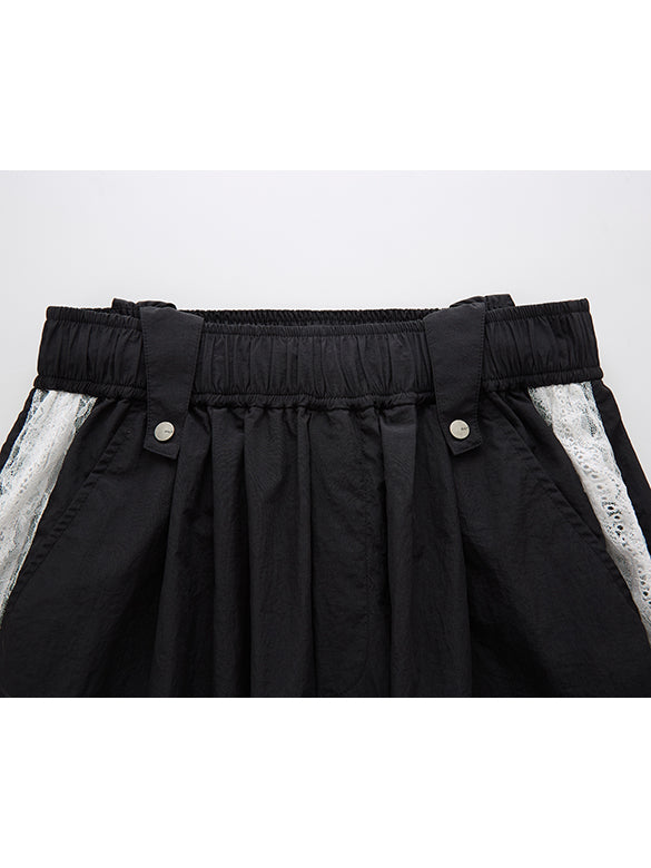 Lace Line Nylon Pants
