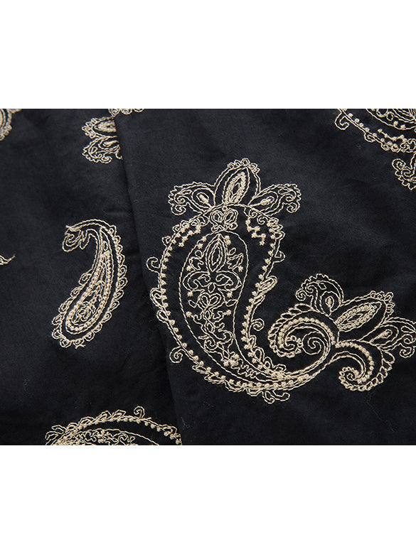 Paisley Pattern Holter-neck Top