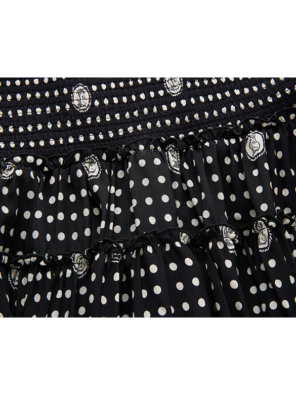 Printed Chiffon Skirt