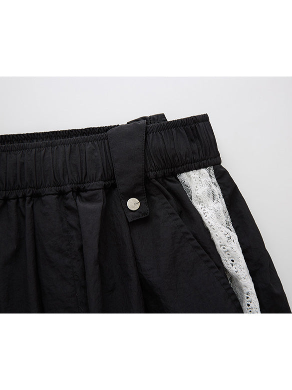 Lace Line Nylon Pants