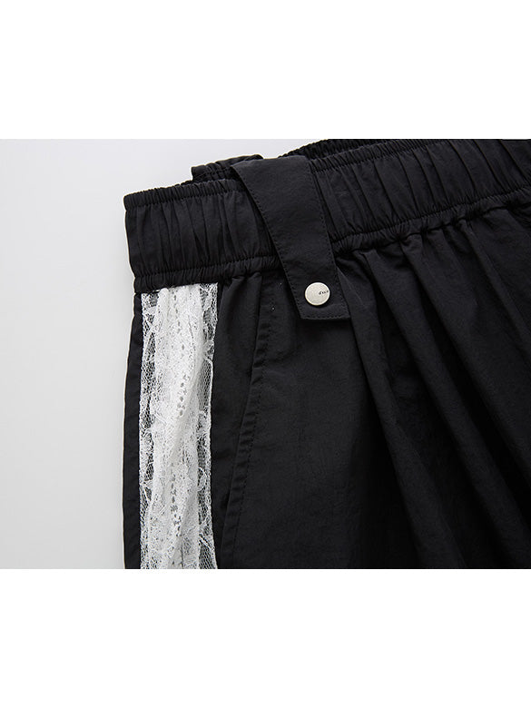 Lace Line Nylon Pants