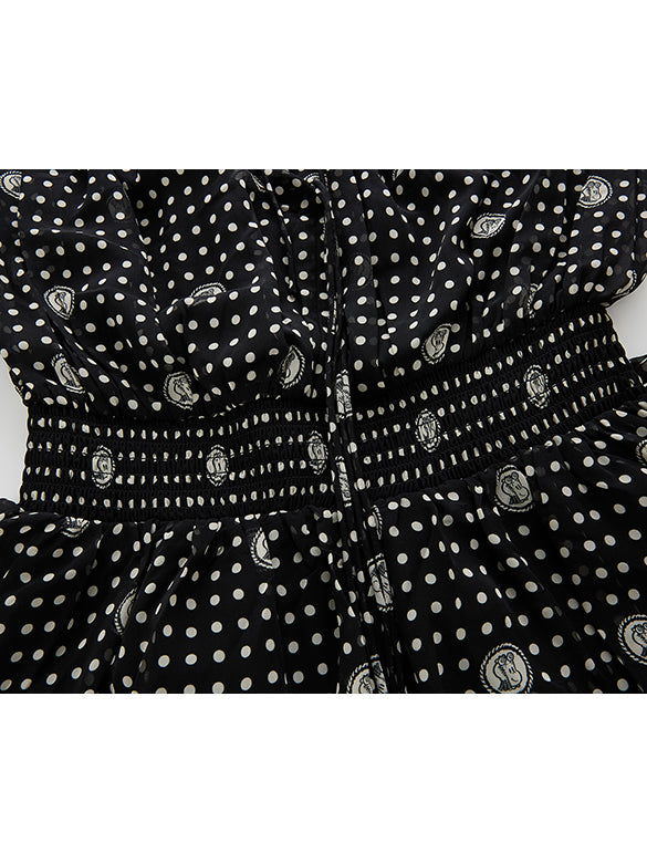 Printed Chiffon Dress