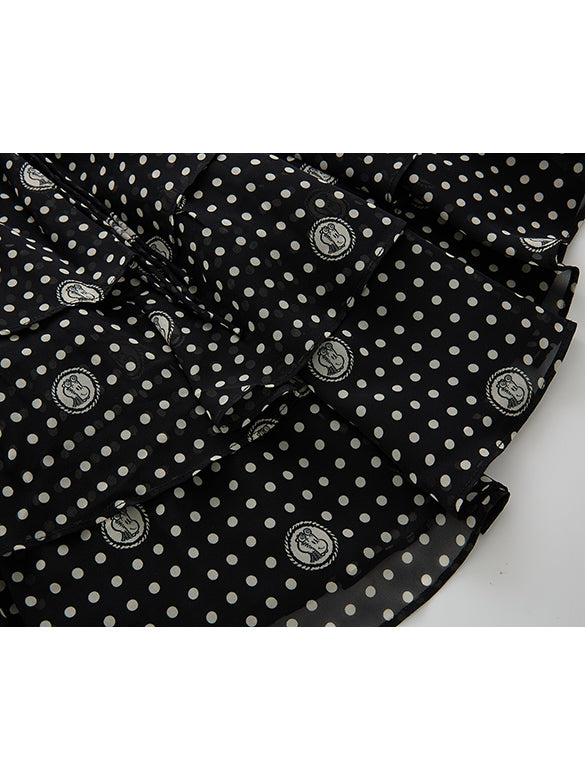 Printed Chiffon Dress