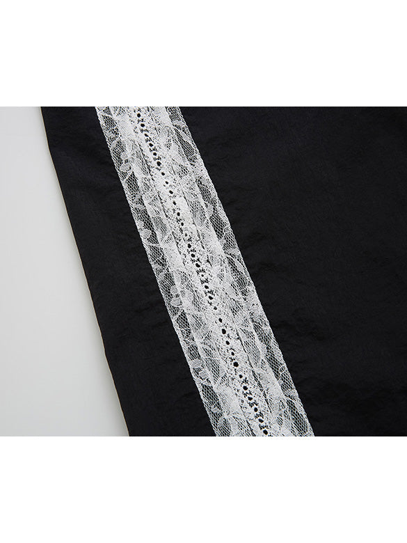 Lace Line Nylon Pants