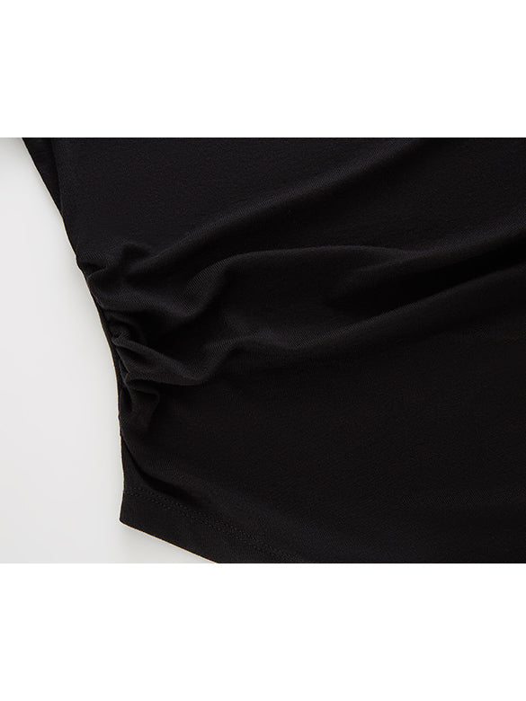 One-shoulder Design Top