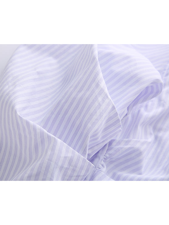 Ribbon Tuck Stripe Shirt