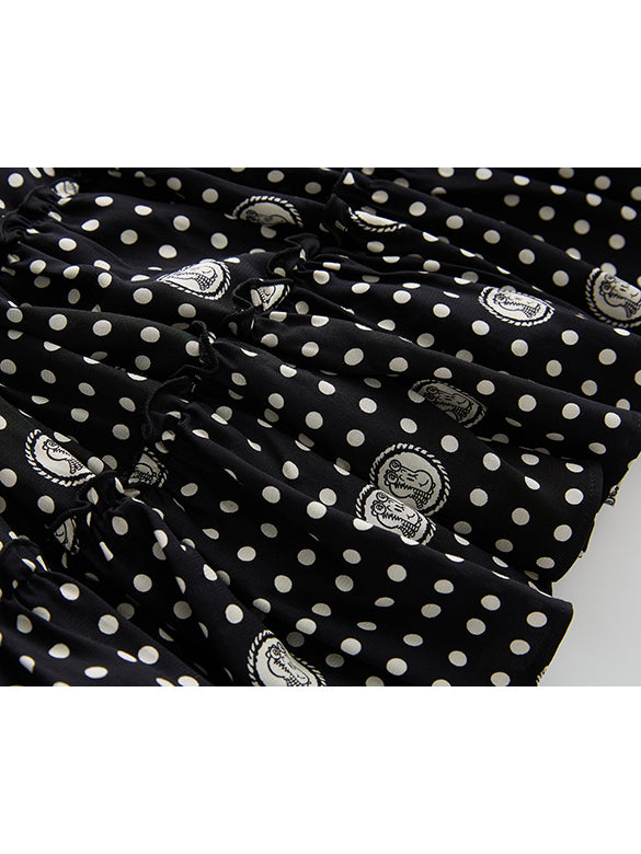 Printed Chiffon Skirt