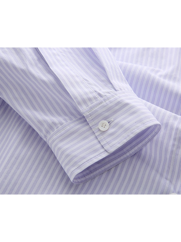 Ribbon Tuck Stripe Shirt