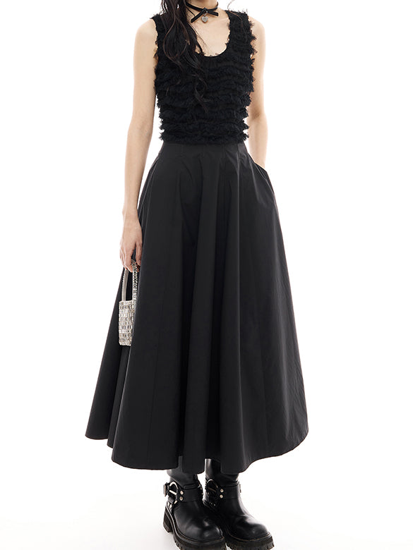 Tulle Combination Sleeveless Dress