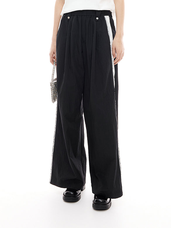 Lace Line Nylon Pants