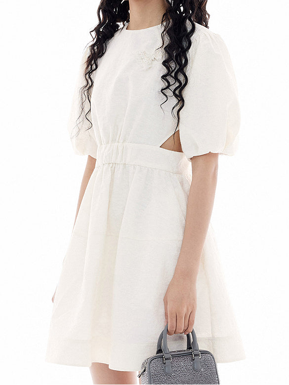 Butterfly Motif Cut-out Design Dress