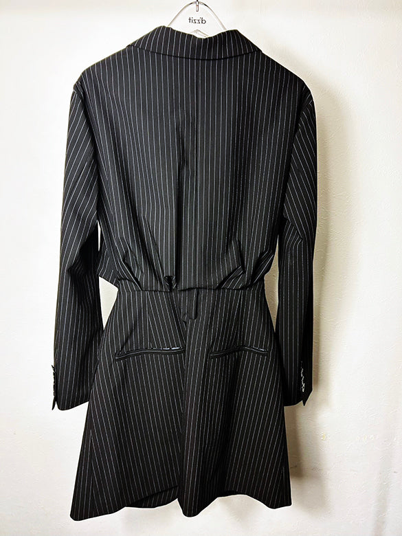 Pin-stripe Short Jacket Dress