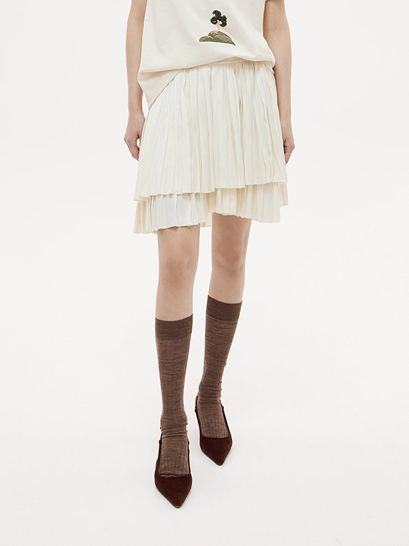 Gather Layered Skirt