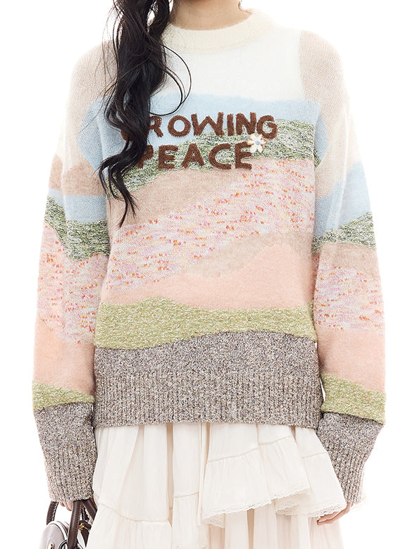 Landscape Knit Top