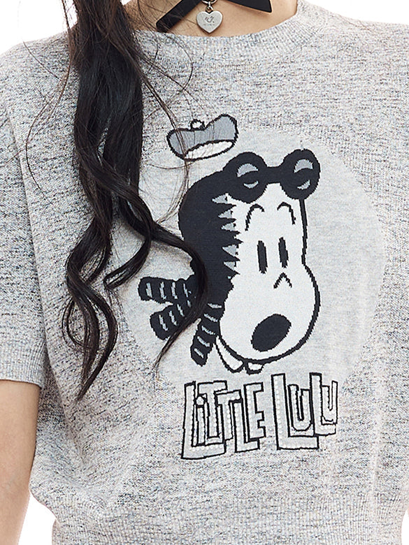 Beads Design Knit Top