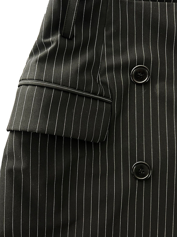 Pin-stripe Short Jacket Dress
