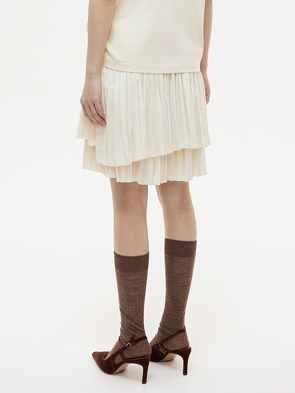 Gather Layered Skirt