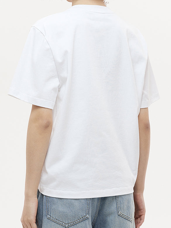 One-point Bear Sequins T-shirt