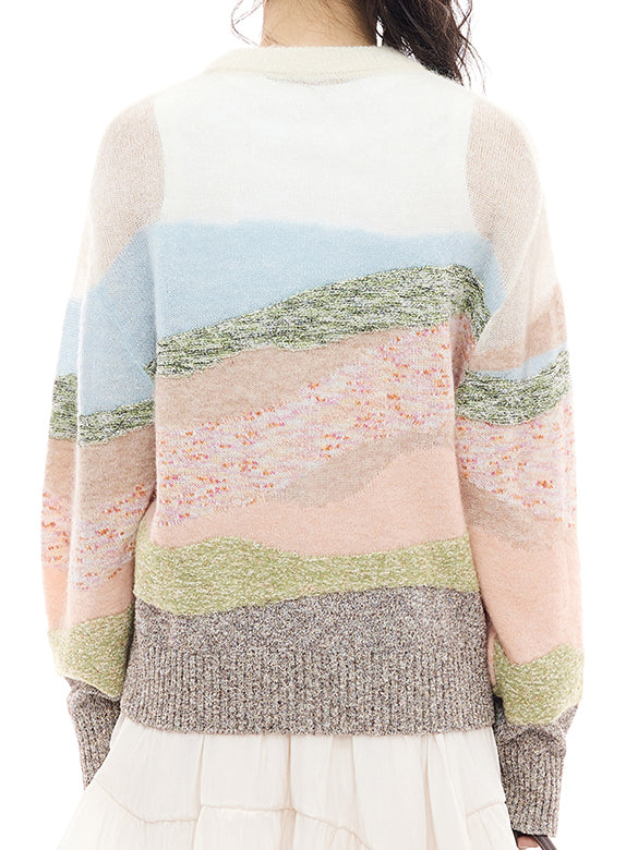 Landscape Knit Top