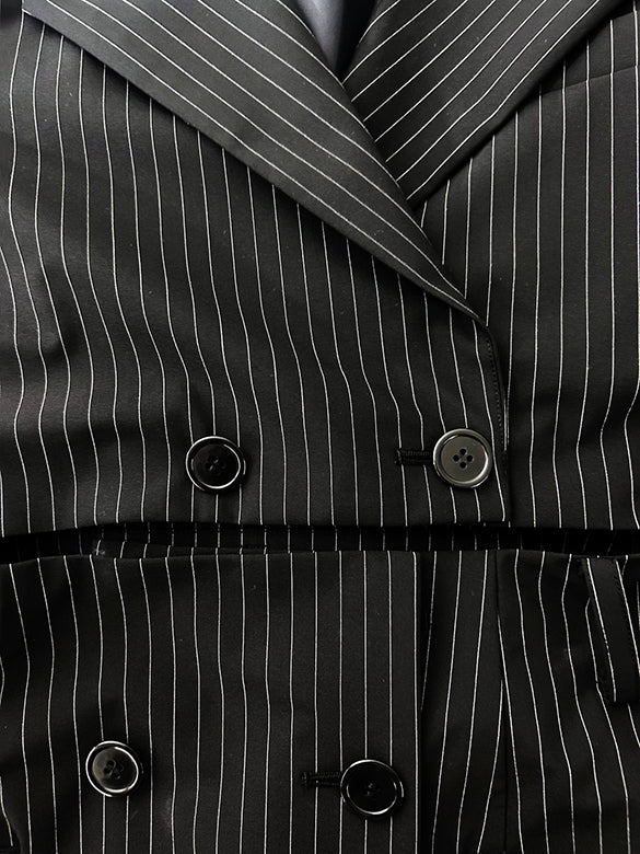Pin-stripe Short Jacket Dress