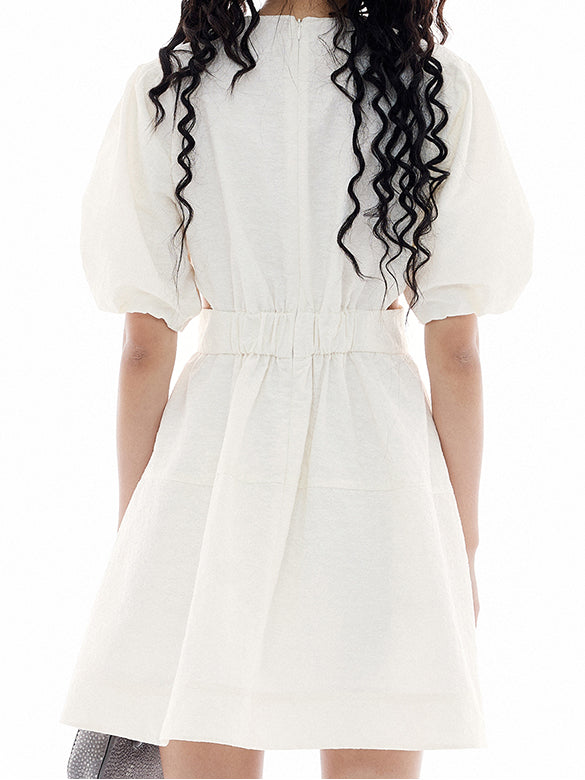 Butterfly Motif Cut-out Design Dress