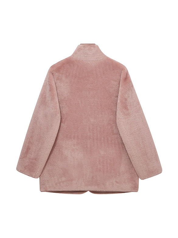 Fake Mouton Reversible Coat