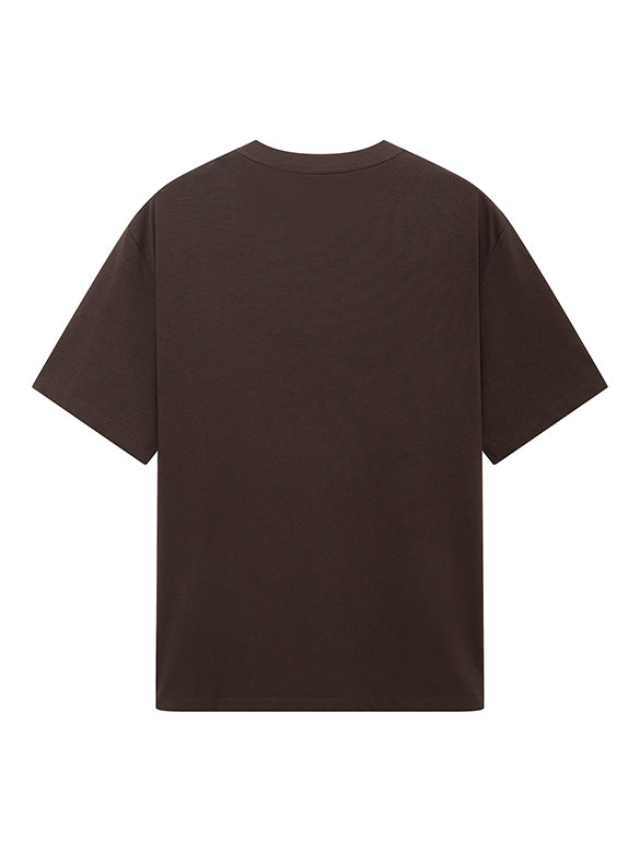 Cat Printed Badge T-shirt