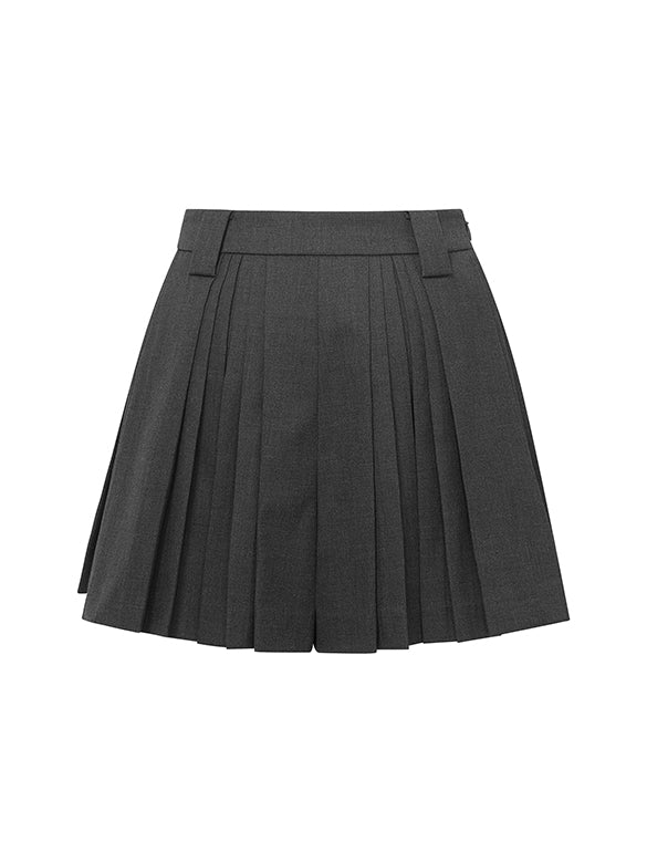 Random Pitch Pleats Pants