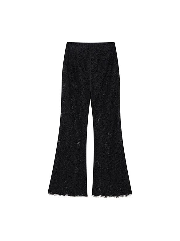 Black Lace Pants