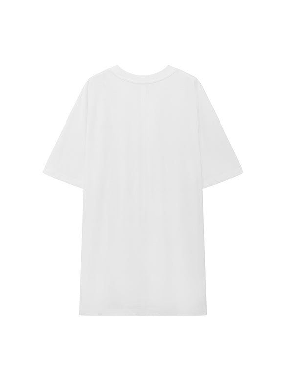 Tulle Ribbon T-shirt Dress