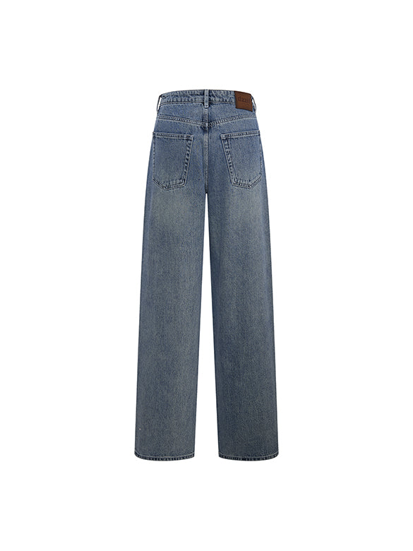 Beads Design Denim Pants