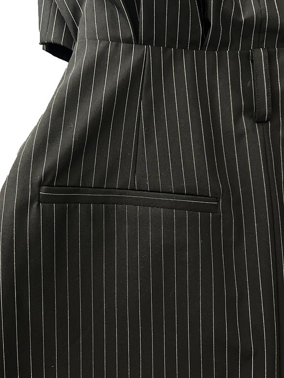 Pin-stripe Short Jacket Dress