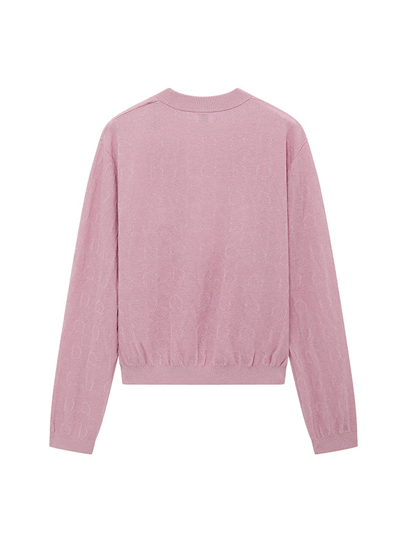 Animal Embroidery Knit Top
