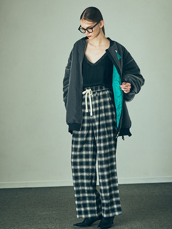 Tulle Stack Long MA-1 Blouson