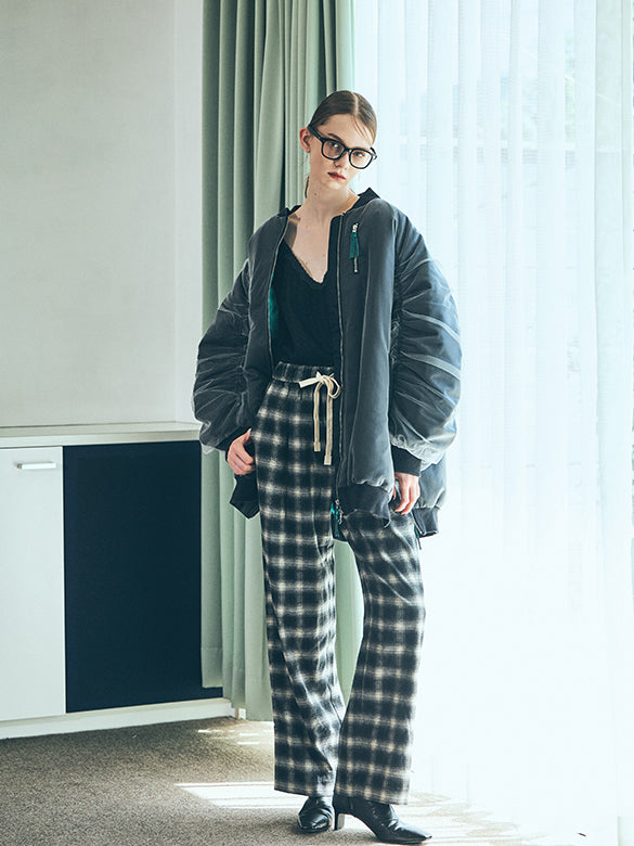 Tulle Stack Long MA-1 Blouson