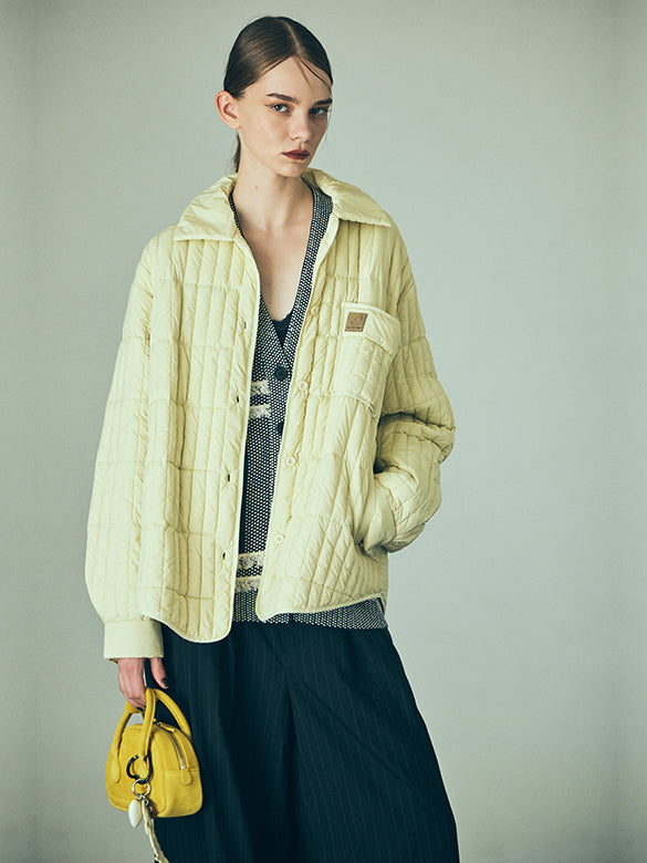 Pin-stripe Double Waist Pants