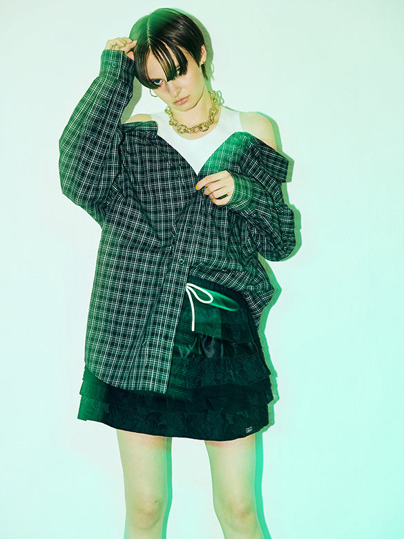Tank-top Layered Design Shirt