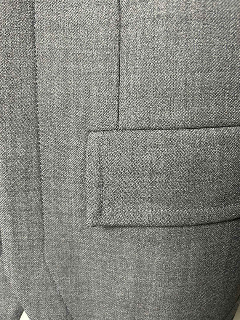 Vest Combination No-Lapel Jacket
