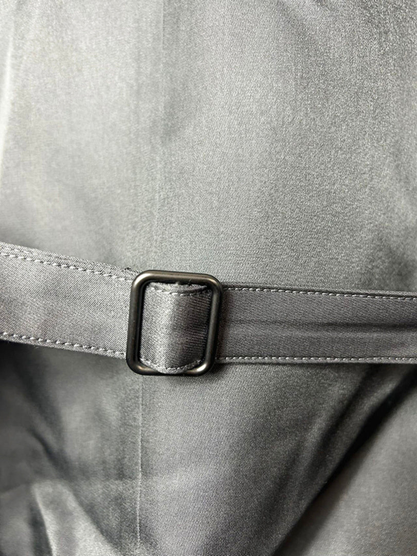 Vest Combination No-Lapel Jacket