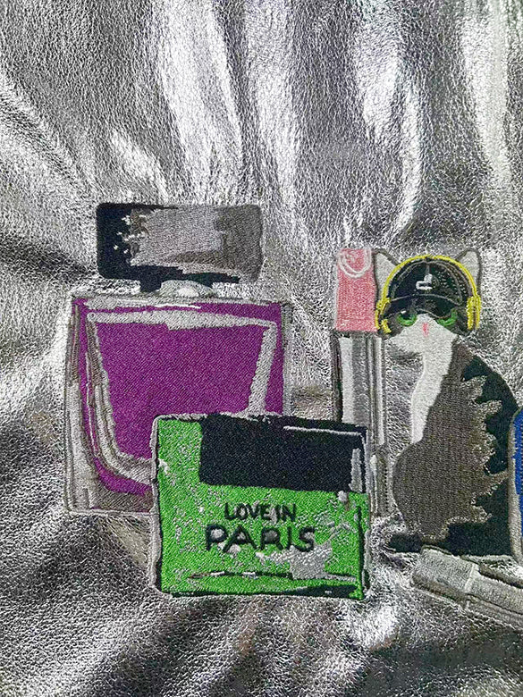 × ball&chain d'zzit Cat With Cosmetic Bag M