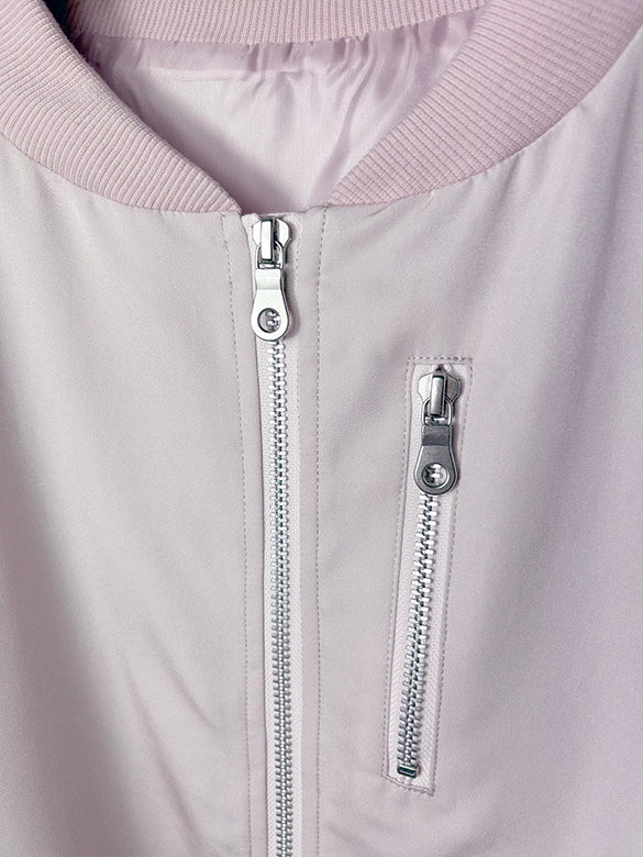Tulle Combination Gather Sleeves Blouson