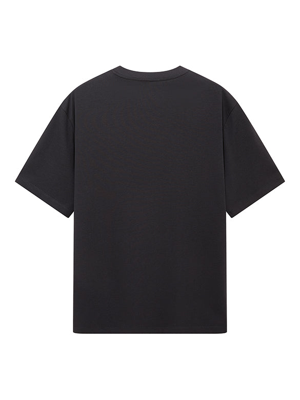 Cat Printed Badge T-shirt