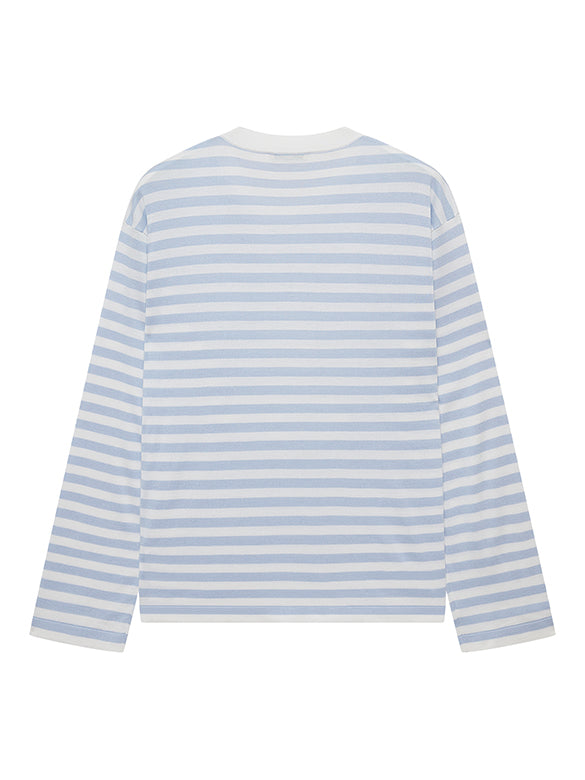 Printed Beads Stripe Knit