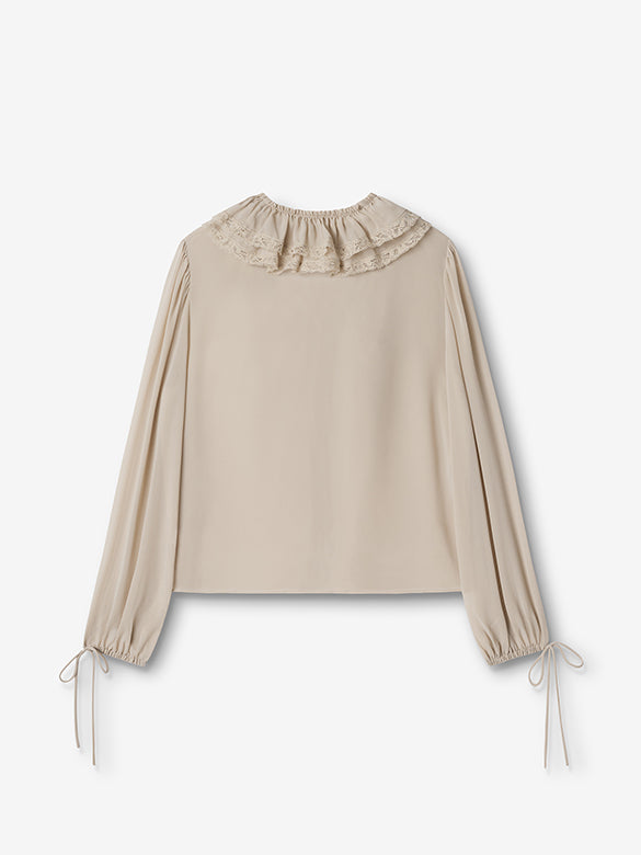Frill Chiffon Blouse