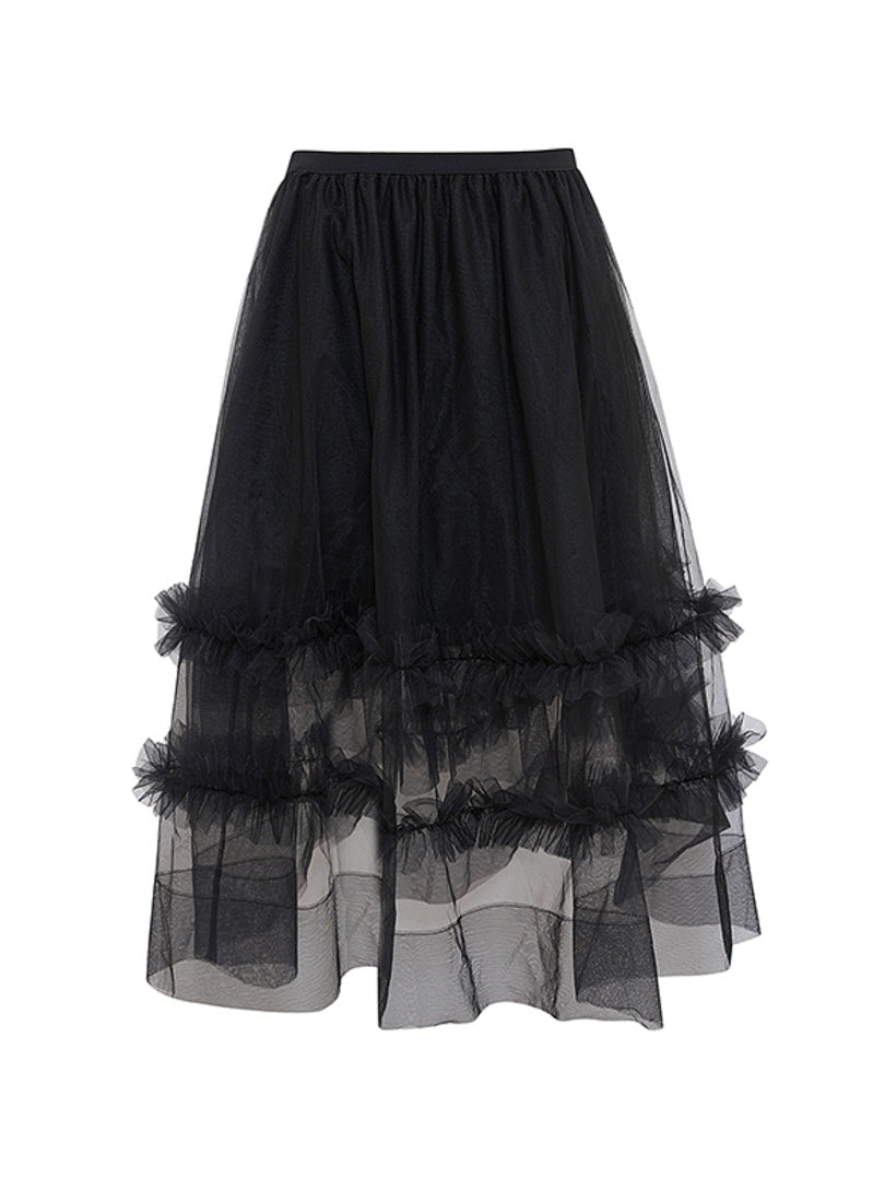 Tulle Flare Skirt