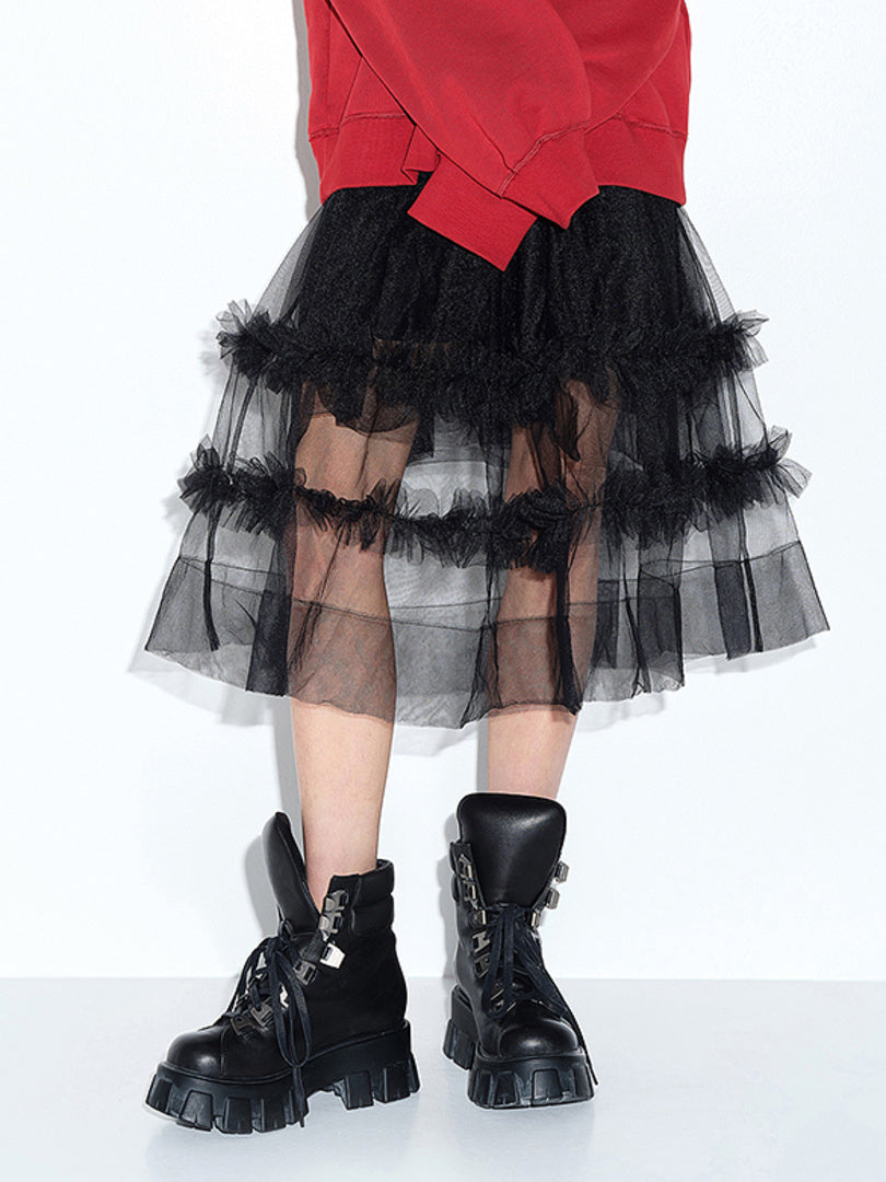 Tulle Flare Skirt