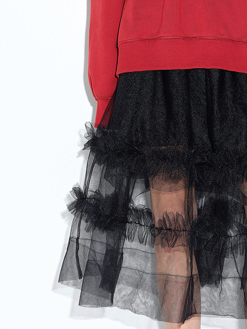Tulle Flare Skirt
